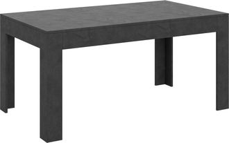 Itamoby Mesa extensible 90x160/220 cm efecto madera gris espatulado