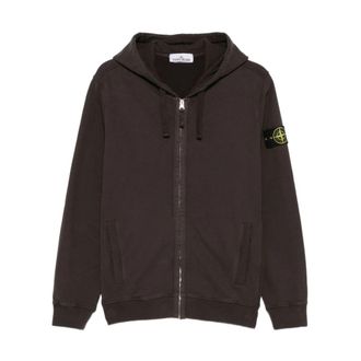 Stone Island Grijze Sweaters voor Mannen - Heren - Vesten met rits - Grijs - XL - Hoodies & sweatvesten