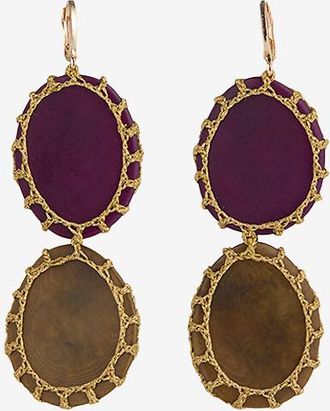 Boks&Baum Ohrringe aus pflanzlichem Elfenbein Cartagena Double Mini