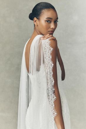 Watters Soft Net Lace Scarf