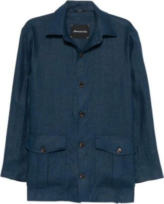 Sartorio Napoli Hombre, Chaquetas, Azul, Talla: XL