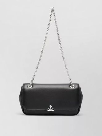 Vivienne Westwood chain shoulder bag smooth finish design