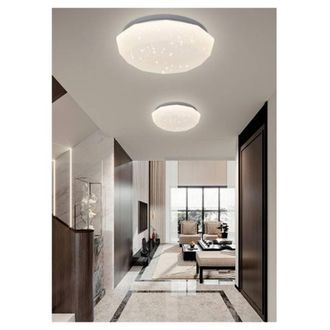 Trade Shop Trade Shop Traesio - Trade Shop - Plafoniera Da Soffitto 18 W Lampadario Lampada Luce Fredda Naturale Calda