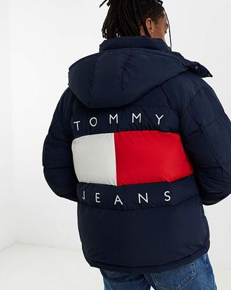 Tommy Hilfiger Tommy Jeans Puffer Jacket - Navy