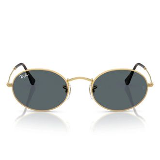 Ray-Ban Sunglasses Rb3547 N 001/R5 Oval Gold/Blue Unisex