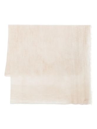 Faliero Sarti Clary scarf - women - Cupro/Modal/Polyester/Cashmere - One Size - Neutrals