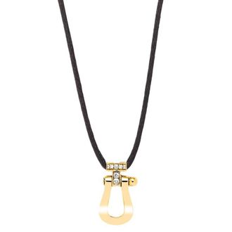 Fred Perry Force 10 18K Yellow Gold Diamond Pendant
