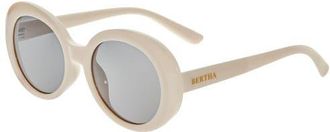 Bertha Sunglasses Annie Polarized Sunglasses in Cream/black at Nordstrom