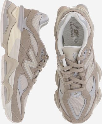 New Balance Unisex Sneakers 9060 Pink Suede Suede-Mesh Trainers Suede/mesh