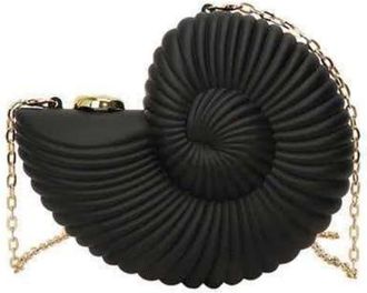 Generic NYSDM Fashion Lipstick Bag Ladies Gold Conch Dinner Acrylic Super Mini Crossbody Women Cute Fun Creative Handbag