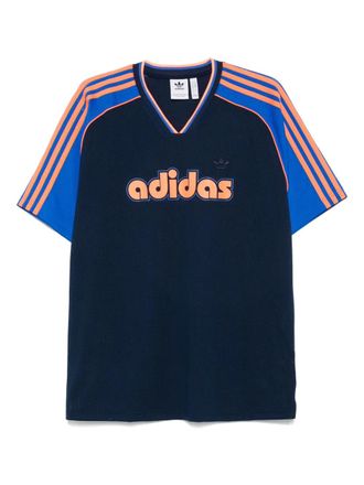 adidas T-shirt in jersey - Blu