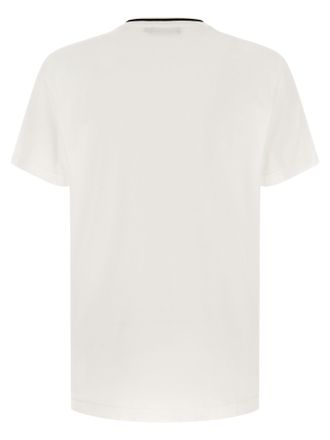 Dolce & Gabbana Logo-Patch Cotton T-Shirt - White