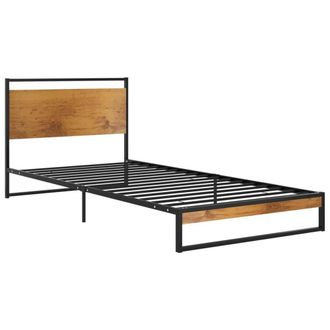 Berkfield Home Bed Frame Metal 100x200 cm in Black