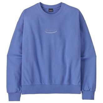 Patagonia 95 Oval Logo Daily Crew Pullover f&uuml;r Damen | blau