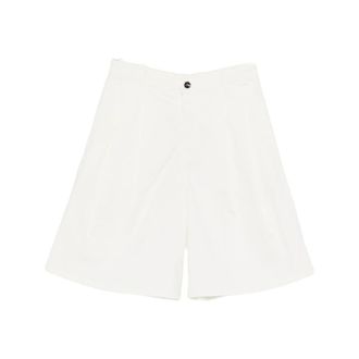 Nine In The Morning Long Shorts, female, White, Size: W24 Pleated Shorts