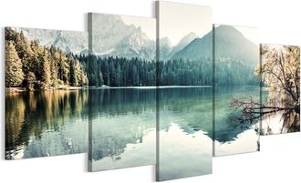 OEM Cuadro Sobre Lienzo Italiano De 100 X 50 Cm, Pent&aacute;ptico - Estilo Cl&aacute;sico - Naturaleza Cuadro Sobre Lienzo Italiano De 200 X 100 Cm, Pent&aacute;ptico - Estil