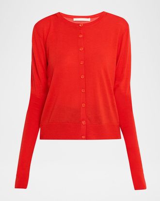 Jason Wu Button-Down Merino Wool Cardigan