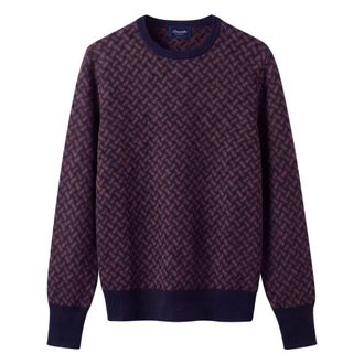 Drumohr Jersey de Cachemira Razor Blade - Knitwear - Hombre - Azul - L