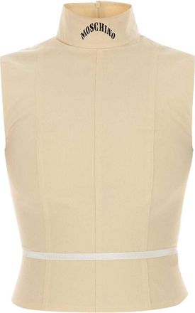 Moschino Cream Cotton Top