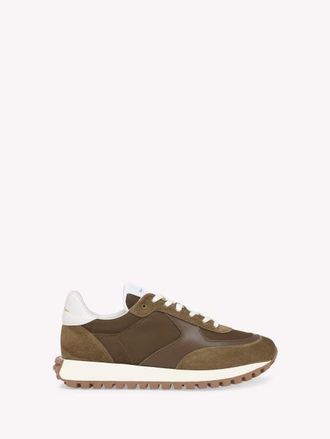 Gianvito Rossi Gravel Sneaker in Brown Leather at Nordstrom, Size 40.5