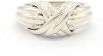 Tiffany & Co. Silver Sterling Silver 925 Band Ring (Pre-Owned)