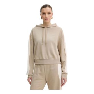 A|X Armani Exchange Dames, Sweatshirts & Hoodies, Beige, Maat: L Katoen