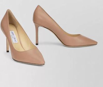 Jimmy Choo London leather pointed-toe pumps