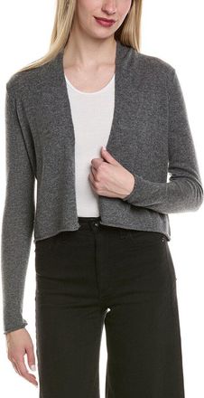 Sofiacashmere Cropped Wool & Cashmere-Blend Cardigan