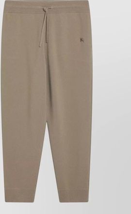 Burberry cashmere blend jogging trousers ribbed cuffs