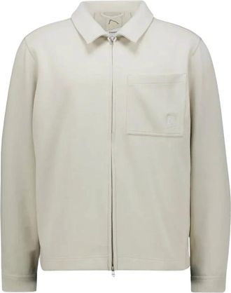 Chasin Chasin - Jaren Form Overshirt - Heren - Jassen - Beige - Maat: L Katoen