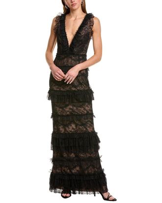 Marchesa Chantilly Lace Gown