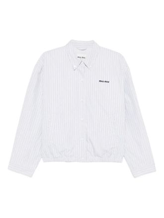 Miu Miu Bomber con bottoni - Grigio