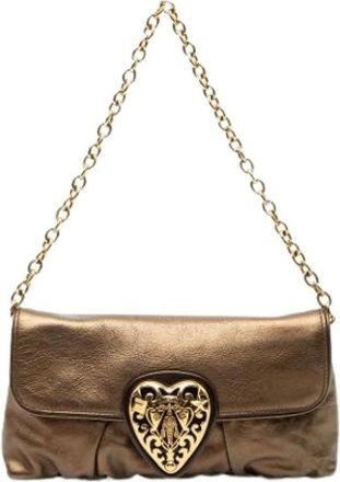 Gucci Pre-owned Clutches, female, Brown, Size: ONE SIZE Pre-owned Clutch