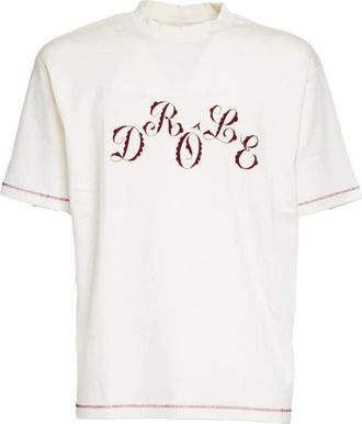 Drôle de Monsieur Heren, Tops, Wit, Maat: M Katoen