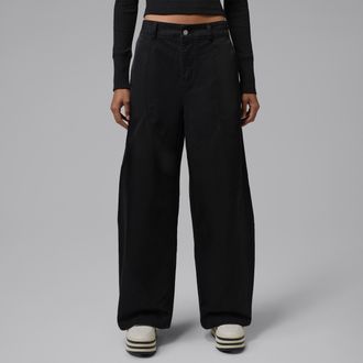 Nike Jordan Womens Jordan Flight 91 Baggy Pants in Black | IF1042-011
