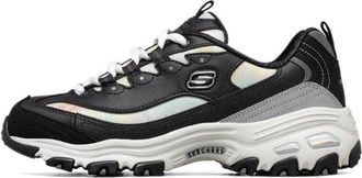 Skechers (WMNS) Skechers Dlites 1.0 Running Shoes Black/White/Grey 149240-BKGY