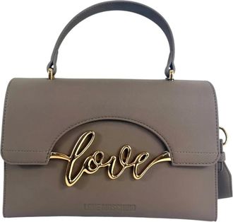 Love Moschino Tassen, Dames, Bruin, ONE Size, Grs Handtas met Schouderband