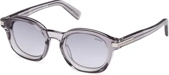 Ermenegildo Zegna EZ0229 20C Mens Sunglasses Grey Size 47