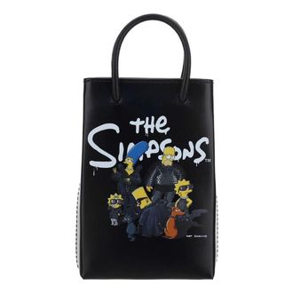 Balenciaga x The Simpsons Mini Shopping Bag Black 59382623VBN1000