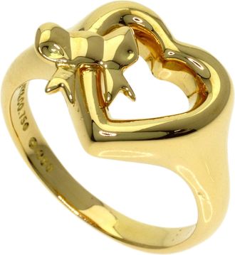 Tiffany & Co. Heart Yellow Gold (18K) Band Ring (Pre-Owned)