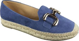 Kanna Mocassin Espadrille - Dames - Espadrilles - Blauw - 37 EU - Schoenen