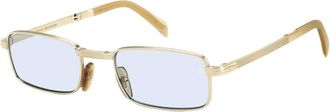 Eyewear by David Beckham DB 99/Origami Ida(Qz) - Heren - Zonnebrillen - Geel - 53 MM - Accessoires