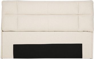Miliboo Cabecero De Cama En Tela Texturada Beige L160 Cm Hono