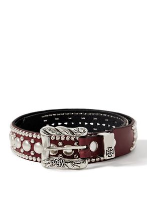 Enfants Riches Deprimes 3.5cm Goodbye Franky Studded Leather Belt