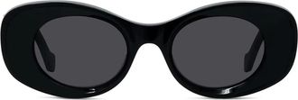 Loewe Maxi Anagram Zonnebril - Dames - Zonnebrillen - Zwart - ONE Size - Accessoires