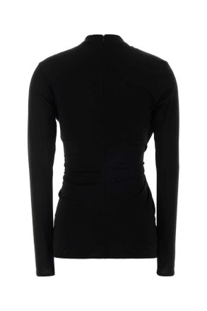 Bottega Veneta Womens Black Blouse Viscose