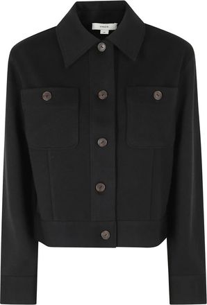 Vince Mujer, Chaquetas, Negro, Talla: M