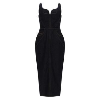 Givenchy Maxi Jurken - Dames - Jurken - Blauw - Maat: M