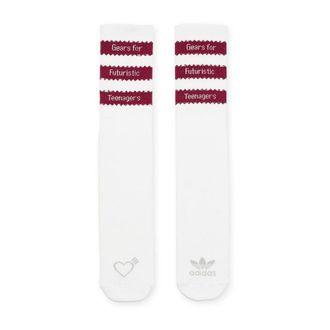 adidas Running Socks, unisex, White, Size: M Calzini