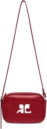 Courrèges Reedition leather camera bag - unisex - CALFSKIN - One Size - Red